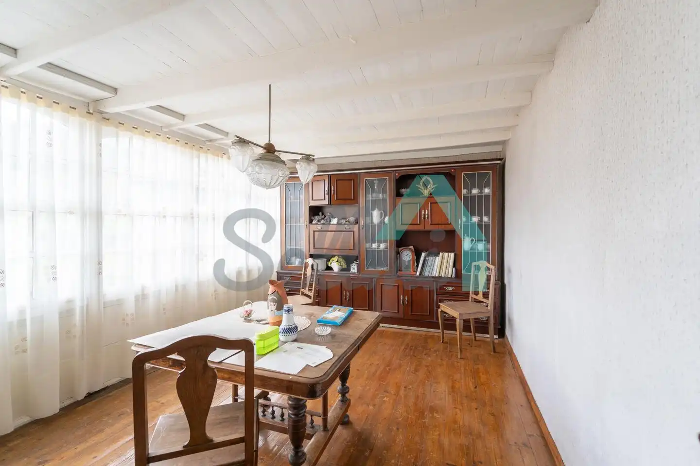 Dining room of Houses for sale in Valdés - Luarca  with Private garden and Parquet flooring