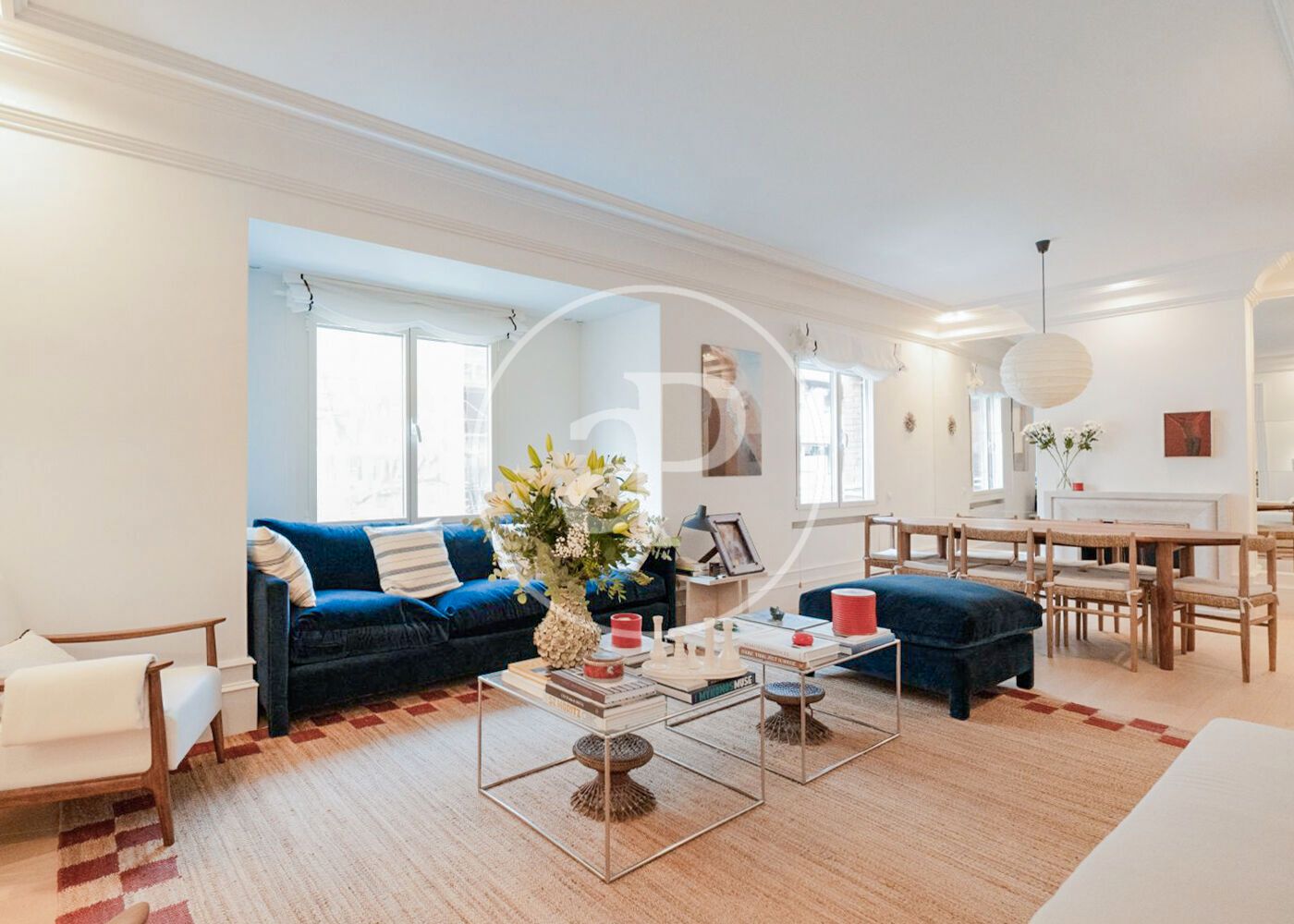 Living room of Flat for sale in  Madrid Capital  with Air Conditioner and Heating