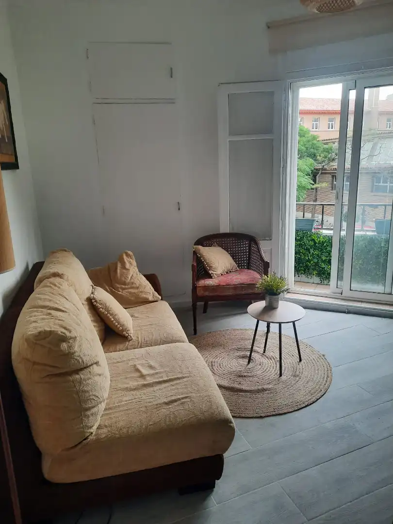 Sala de estar de Piso de alquiler en Zaragoza con Calefacción, Amueblado y Horno