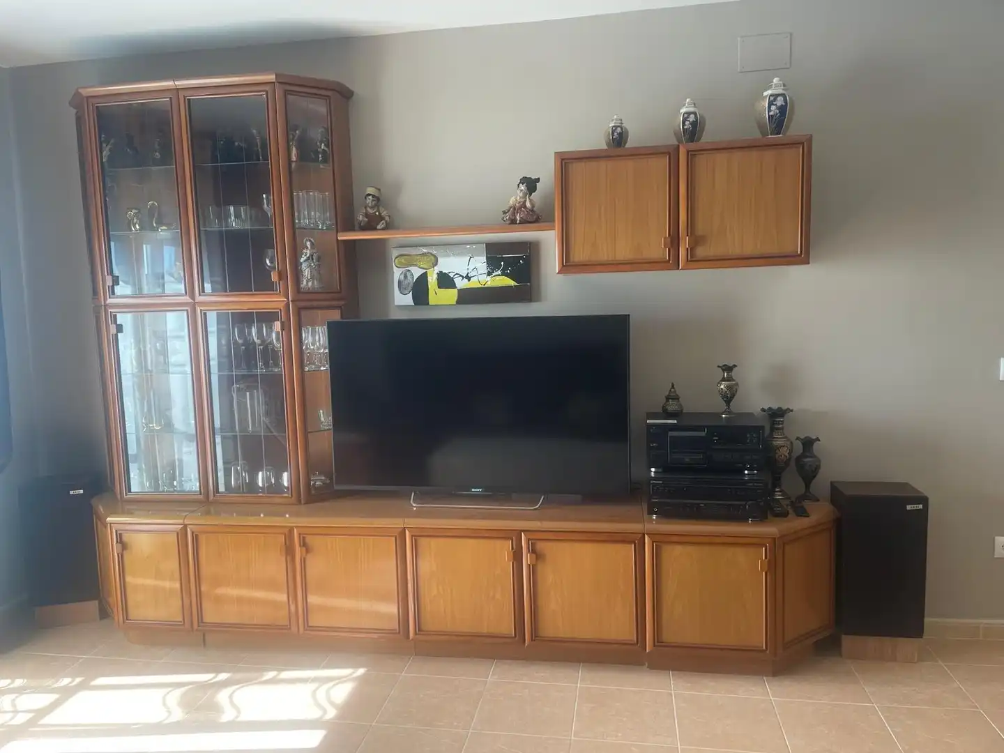 Living room of Flat for sale in Malagón  with Air Conditioner, Heating and Storage room