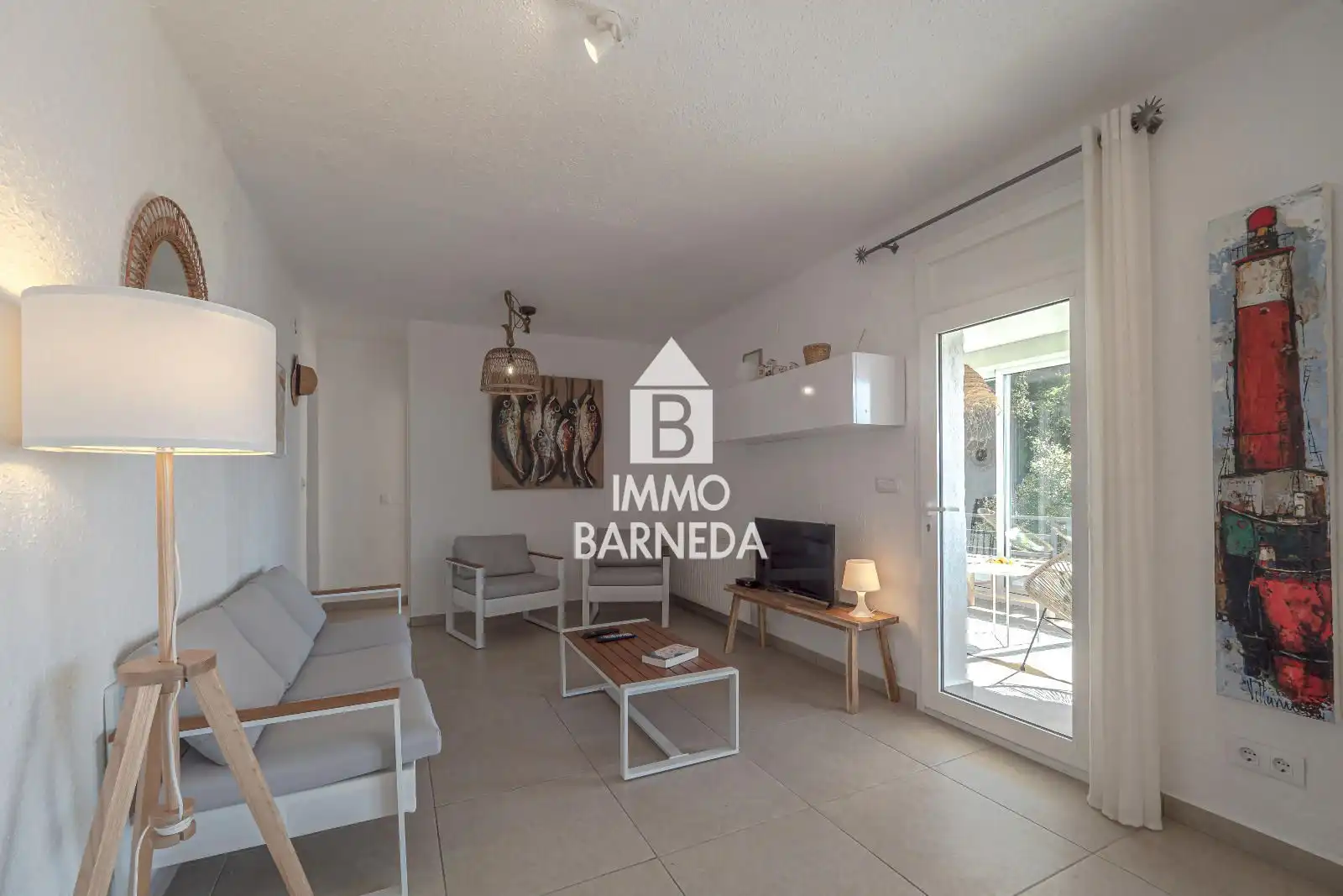 Sala d'estar de Casa o xalet en venda en Roses amb Aire condicionat, Calefacció i Jardí privat
