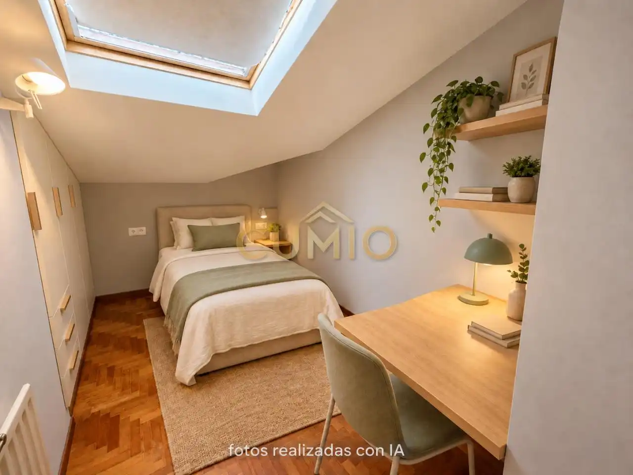 Schlafzimmer von Maisonette zum Verkauf in Nigrán mit Heizung, Parkett und Abstellraum