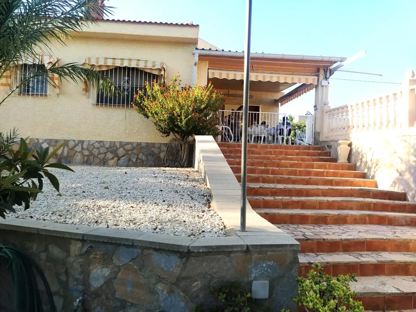 Terraza de Casa o chalet en venta en Alicante / Alacant con Aire acondicionado, Terraza y Piscina