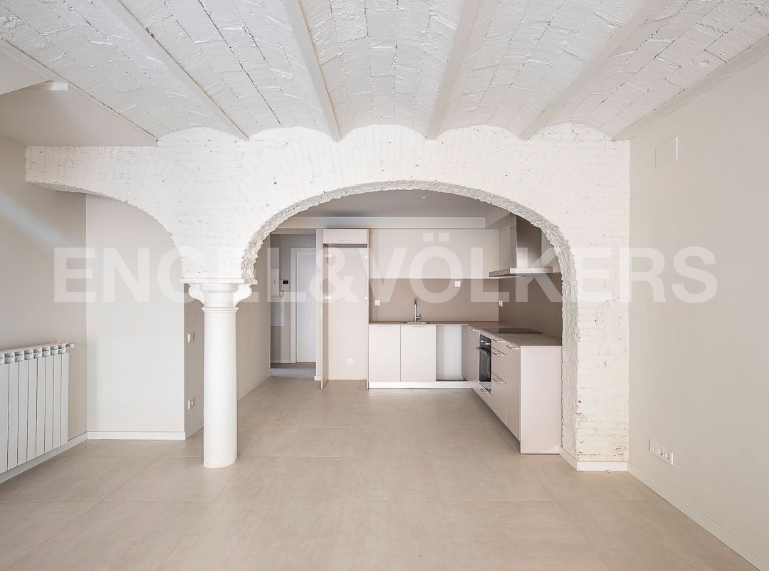 Cocina de Dúplex en venta en  Barcelona Capital con Aire acondicionado, Calefacción y Parquet