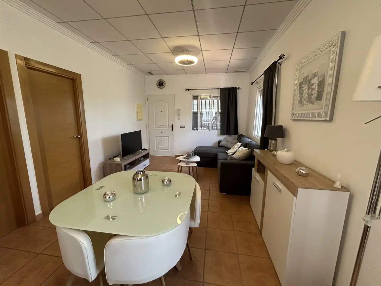 Sala d'estar de Casa o xalet en venda en Cartagena amb Aire condicionat, Jardí privat i Terrassa