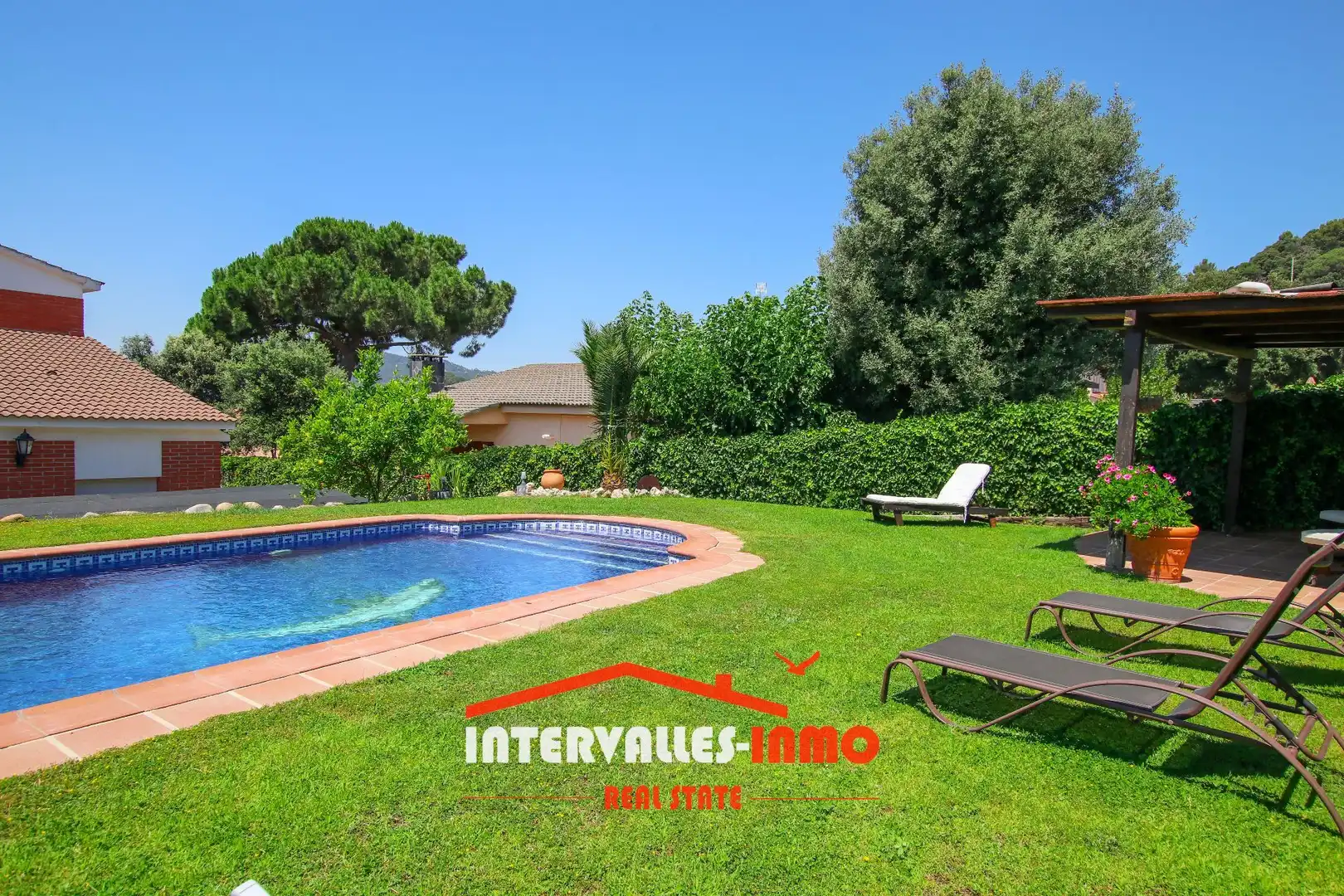 Garden of Houses for sale in Bigues i Riells del Fai  with Air Conditioner, Heating and Private garden