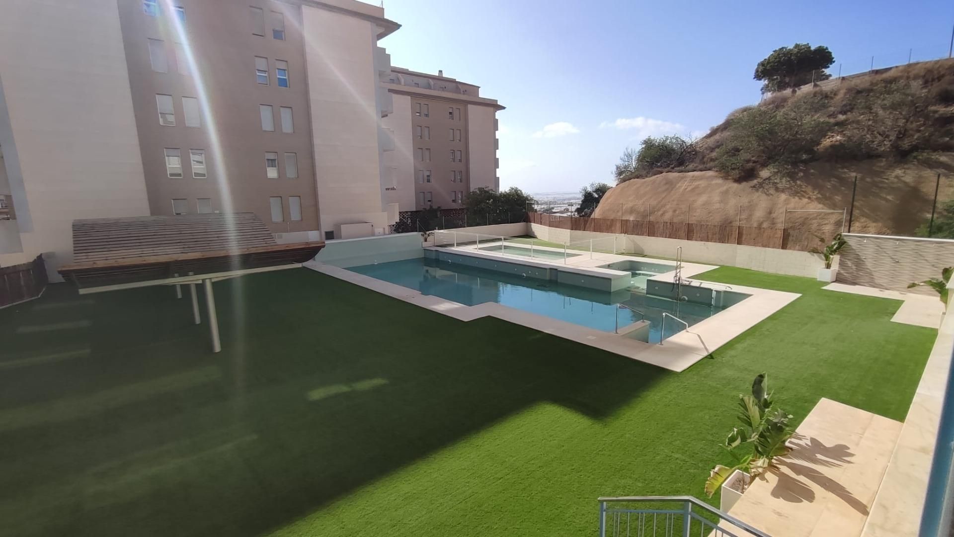 Swimming pool of Attic for sale in Roquetas de Mar  with Heating, Private garden and Terrace