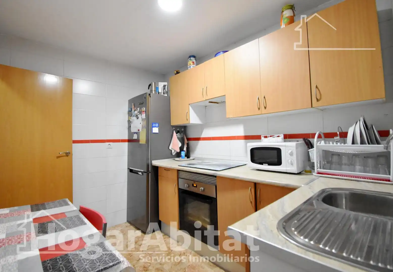 Kitchen of Flat for sale in Oliva  with Air Conditioner, Heating and Terrace