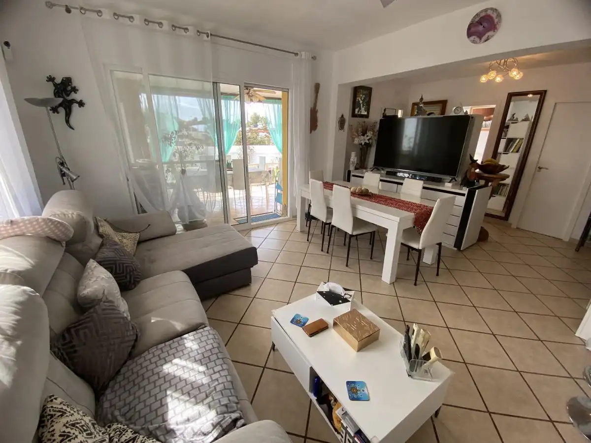 Sala d'estar de Casa o xalet en venda en Alcanar amb Aire condicionat, Calefacció i Jardí privat