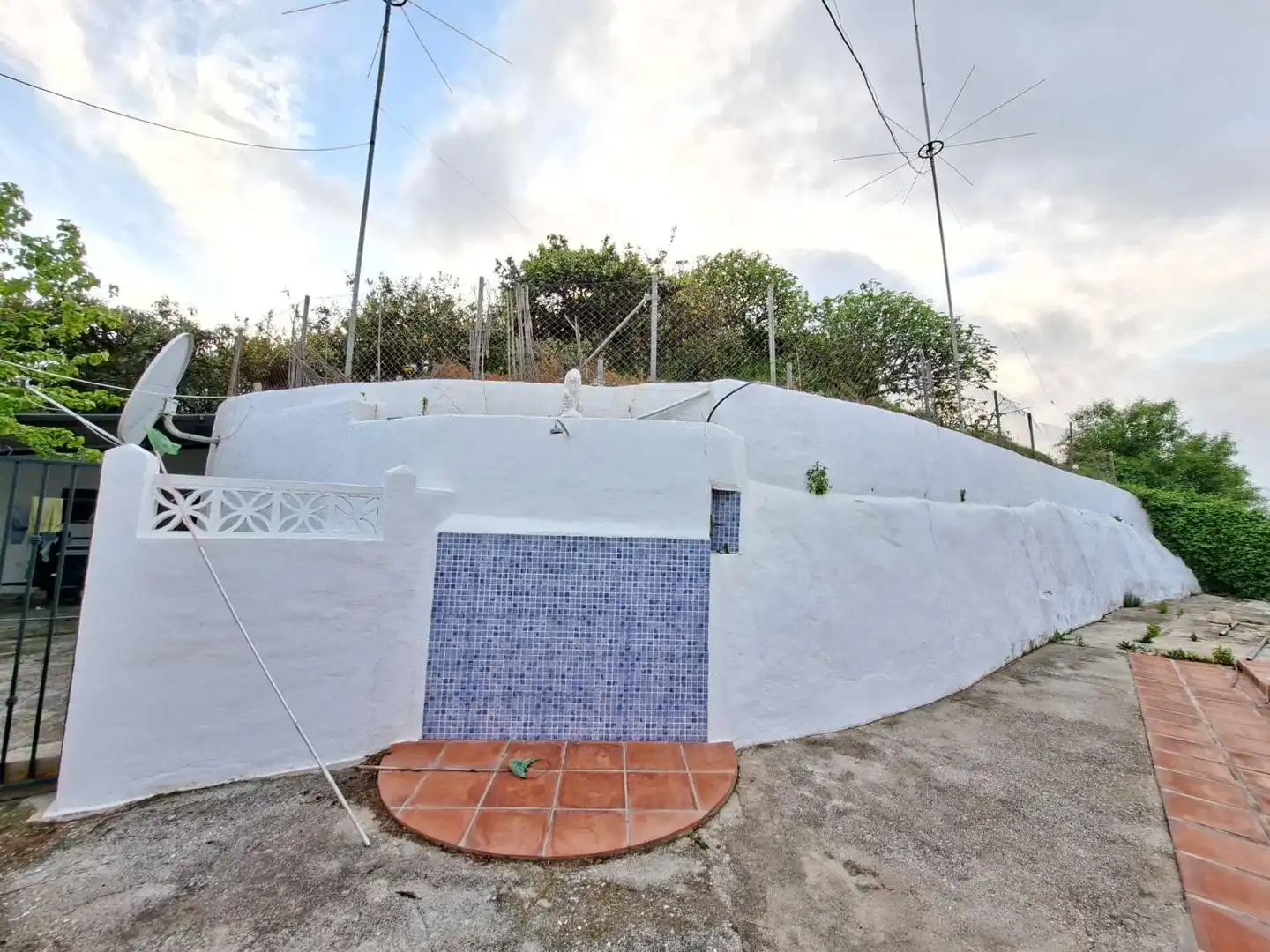 Jardí de Casa o xalet en venda en Viñuela amb Terrassa, Piscina i Moblat