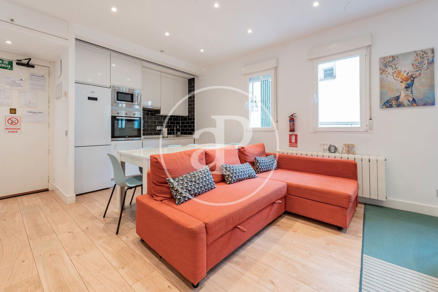 Exterior view of Flat for sale in  Madrid Capital  with Air Conditioner, Heating and Furnished