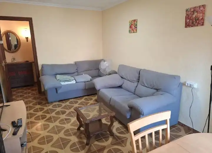 Wohnzimmer von Wohnung zur Miete in San Vicente del Raspeig / Sant Vicent del Raspeig mit Terrasse, Möbliert und Ofen