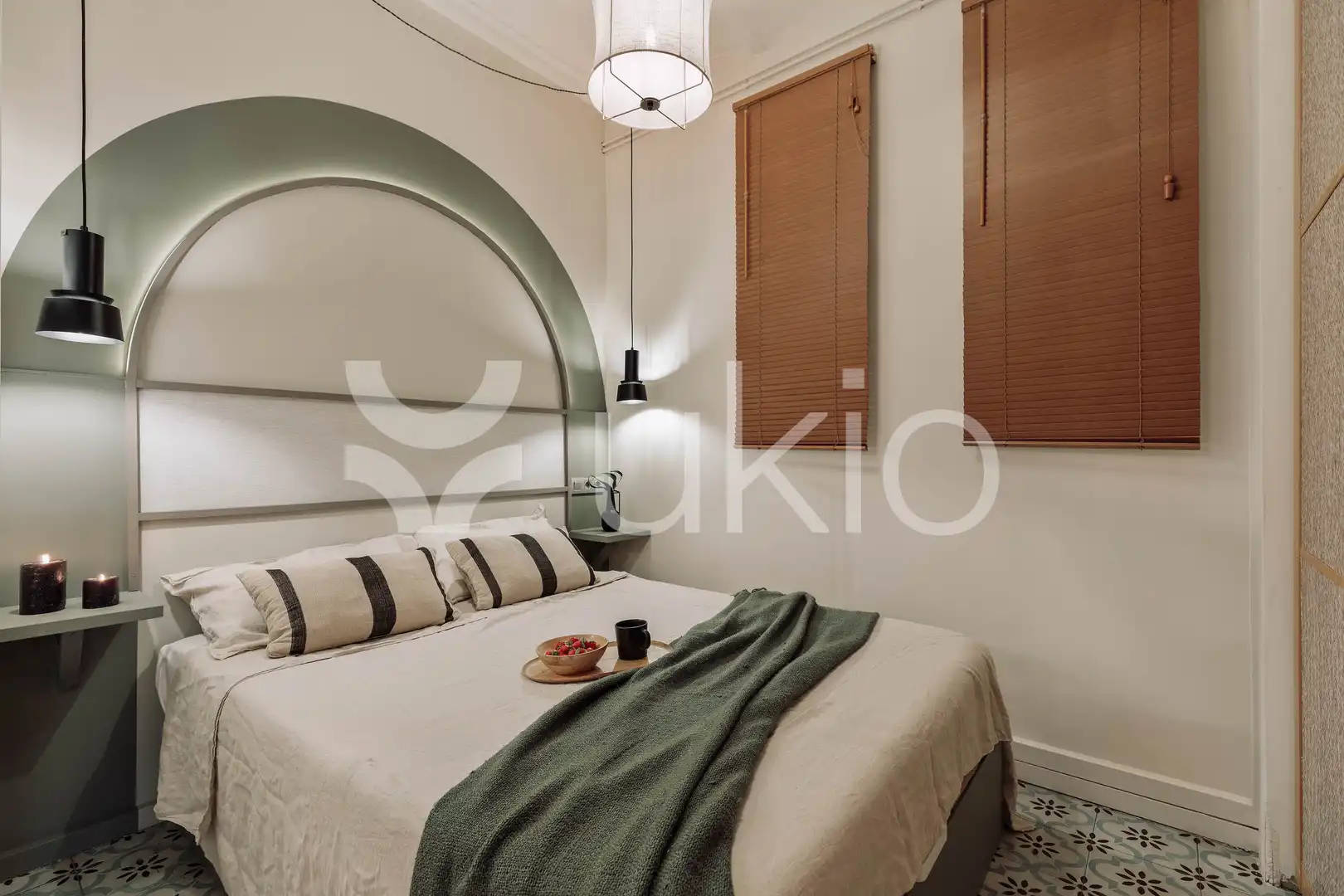 Habitación de Apartamento de alquiler en Barcelona con Aire acondicionado, Calefacción y Amueblado
