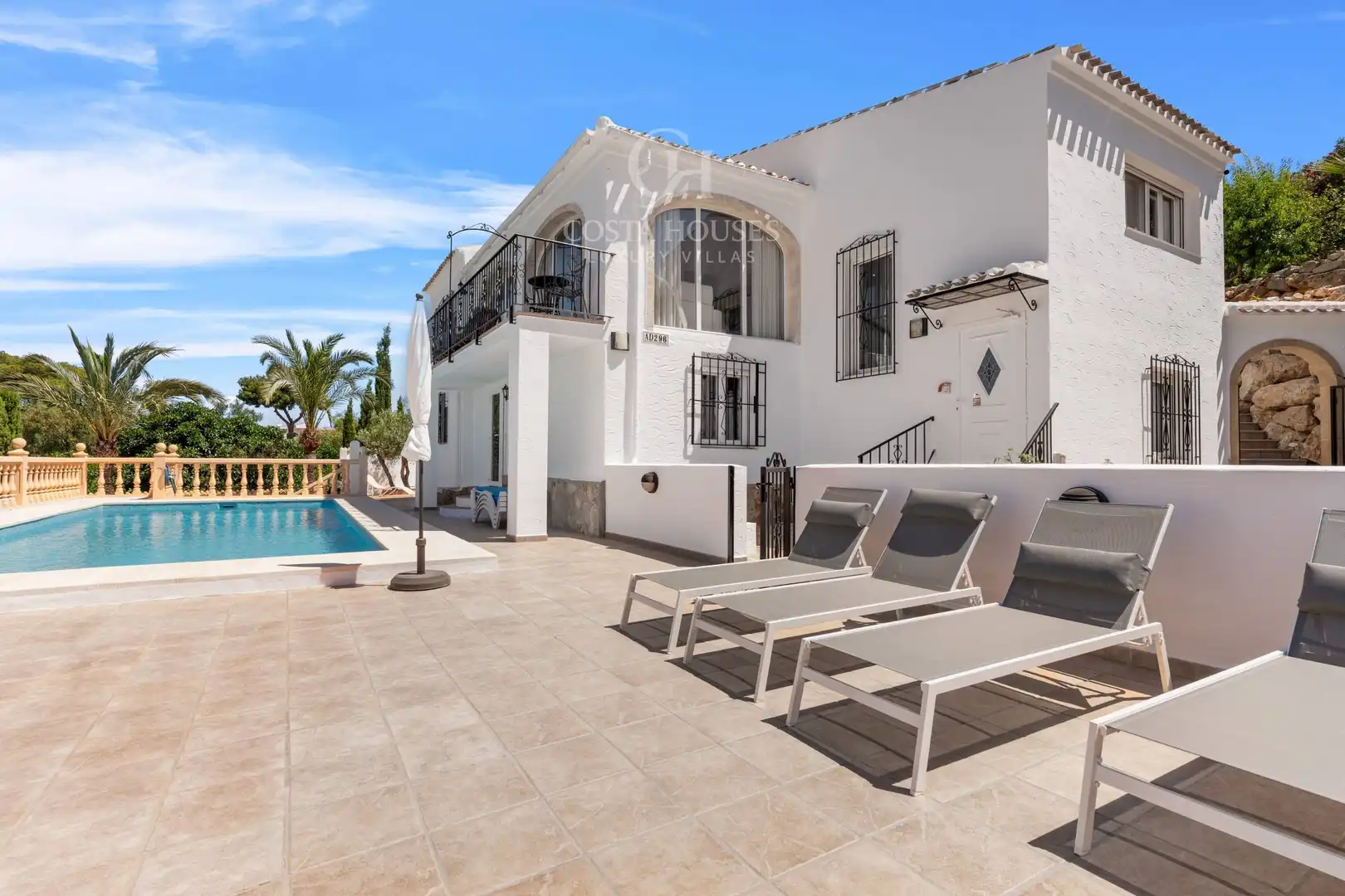 Vista exterior de Casa o chalet en venta en Jávea / Xàbia con Aire acondicionado, Calefacción y Jardín privado