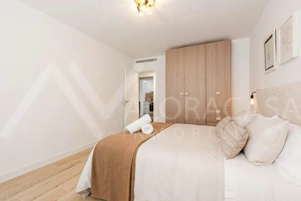 Bedroom of Flat for sale in Málaga  with Air Conditioner, Heating and Furnished