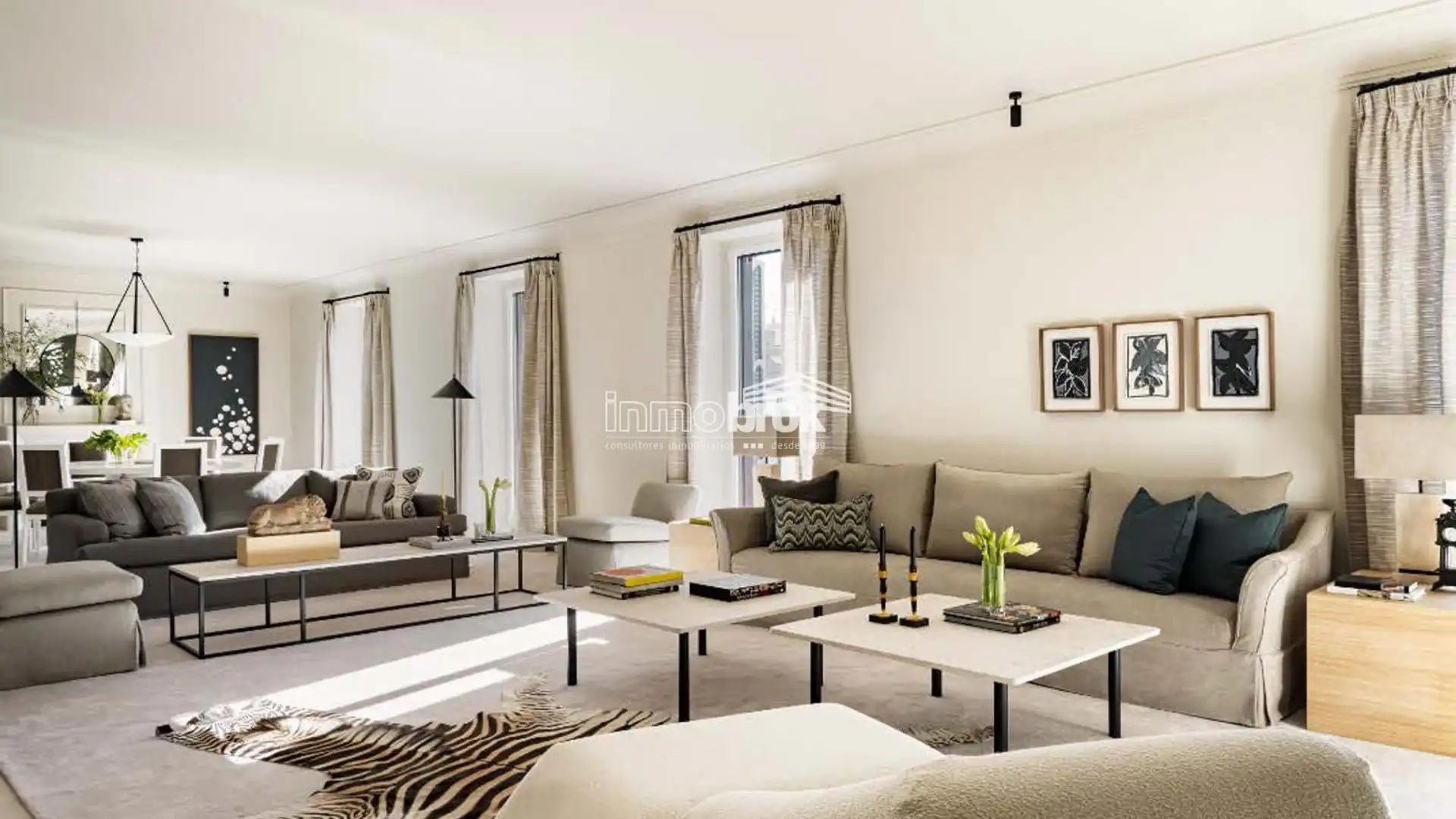 Wohnzimmer von Wohnung zum Verkauf in  Madrid Capital mit Heizung und Abstellraum