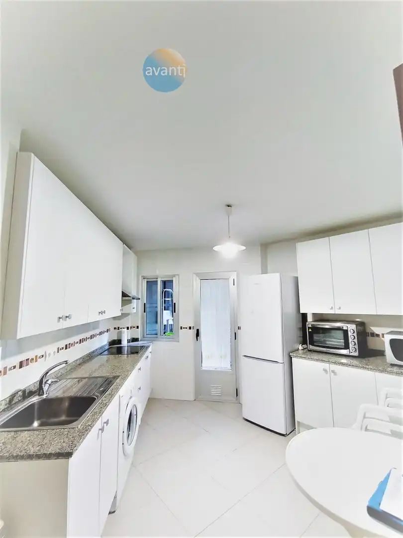 Kitchen of Flat for rent in Salamanca  with Heating, Terrace and Furnished