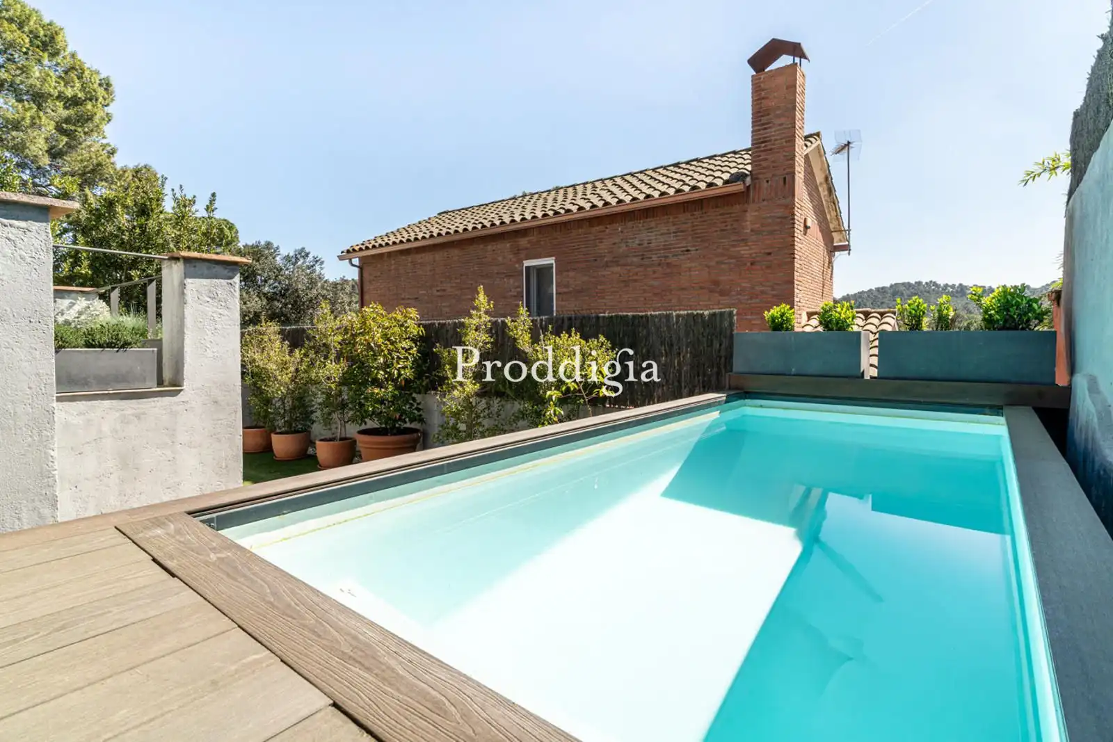 Schwimmbecken von Haus oder Chalet zur Miete in Sant Cugat del Vallès mit Heizung, Terrasse und Schwimmbad