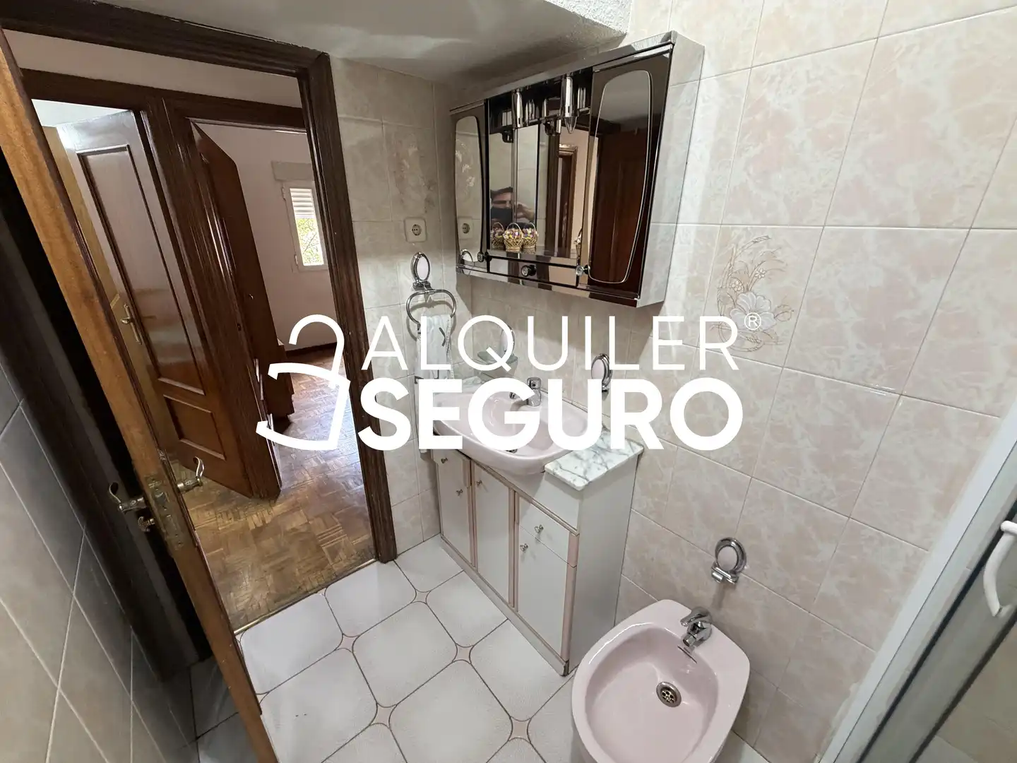 Badezimmer von Wohnung zur Miete in Getafe mit Möbliert