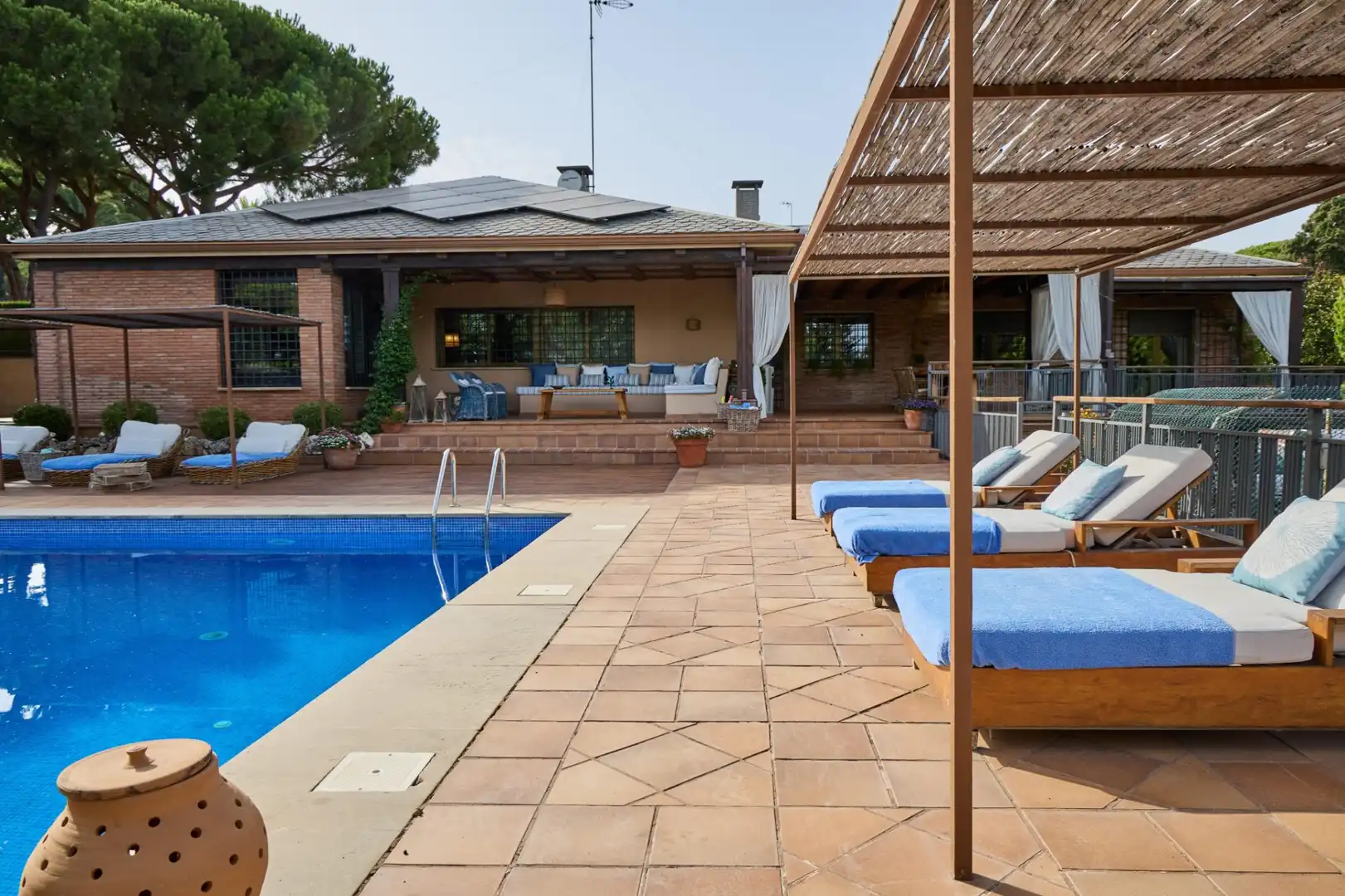 Terrassa de Casa o xalet en venda en Sant Andreu de Llavaneres amb Calefacció, Jardí privat i Terrassa