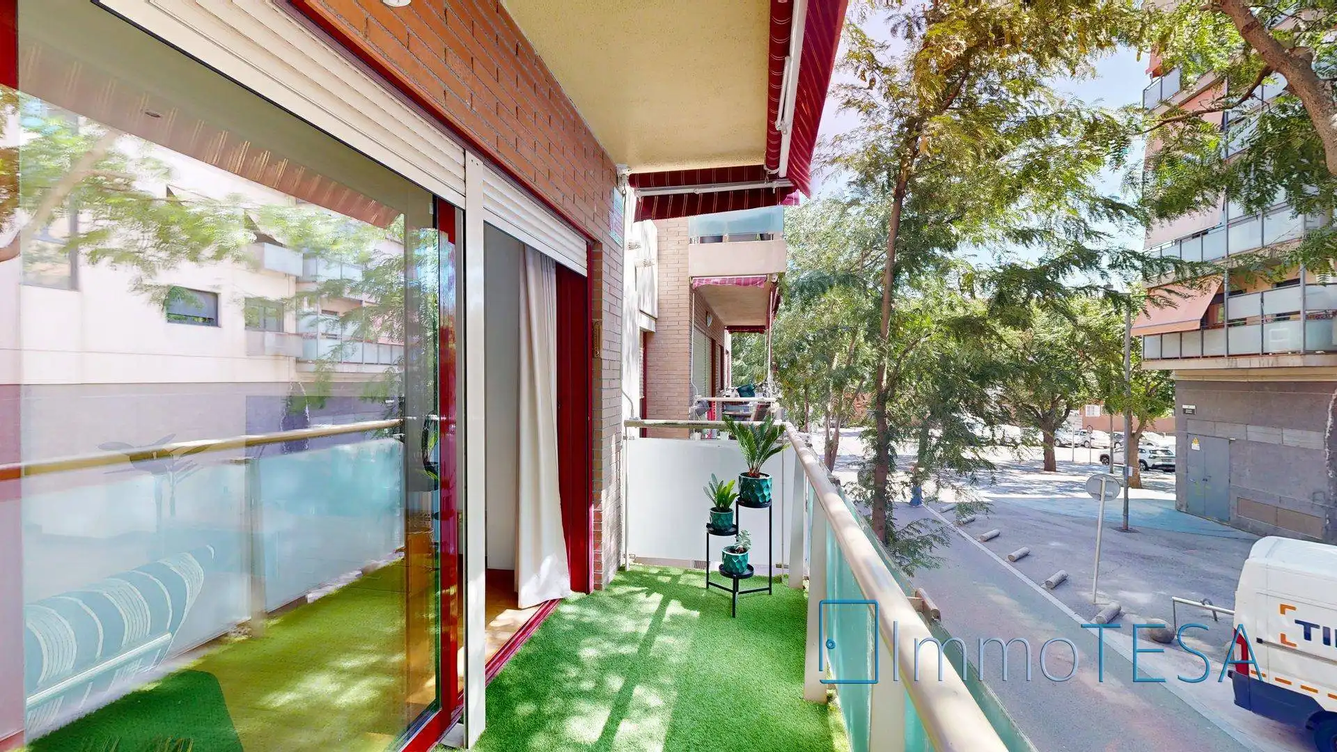 Terrasse von Wohnung zum Verkauf in Barberà del Vallès mit Klimaanlage, Heizung und Parkett