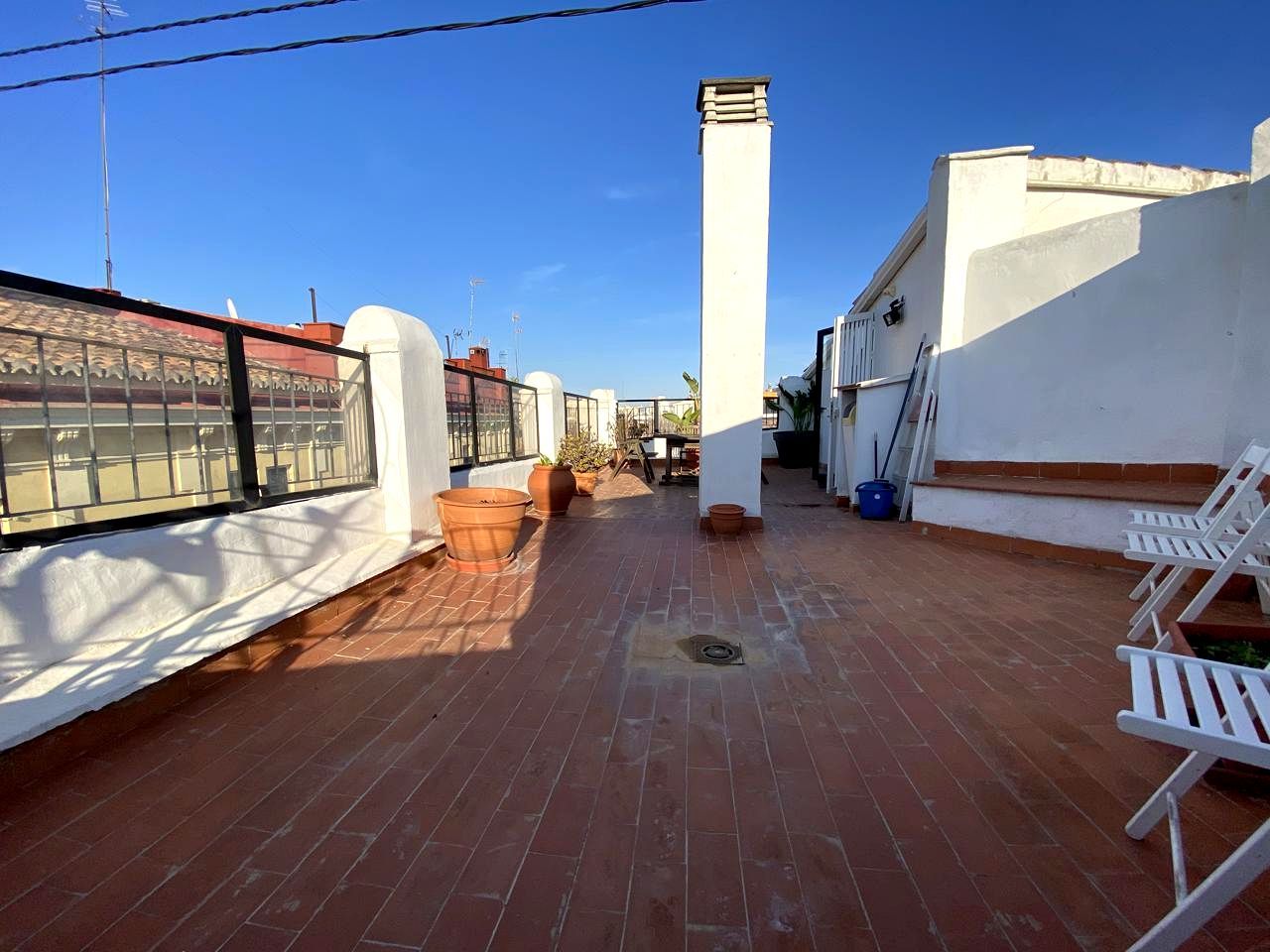 Terrace of Study for rent in  Valencia Capital  with Terrace and Furnished