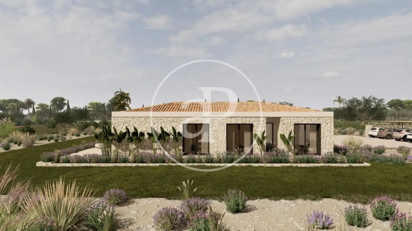 Vista exterior de Casa o xalet en venda en Sa Pobla amb Aire condicionat, Calefacció i Jardí privat