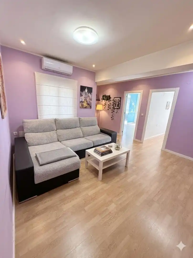 Living room of Flat for sale in Molina de Segura  with Air Conditioner, Heating and Furnished