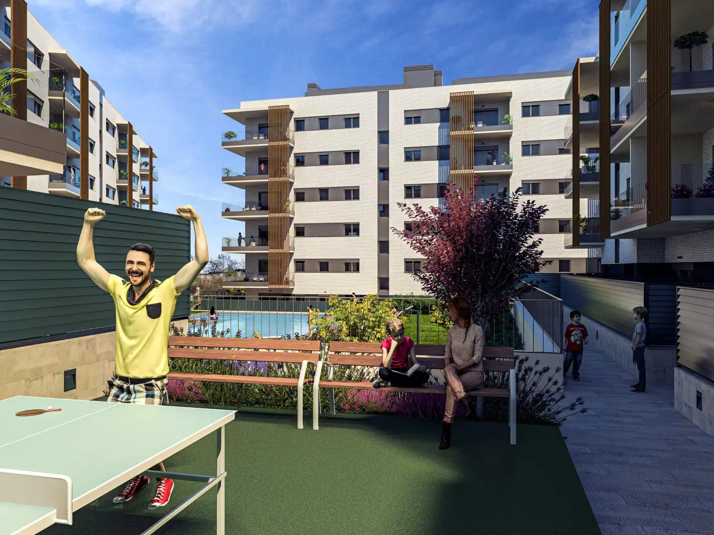 Terraza de Piso en venta en Castellar del Vallès con Calefacción, Jardín privado y Parquet