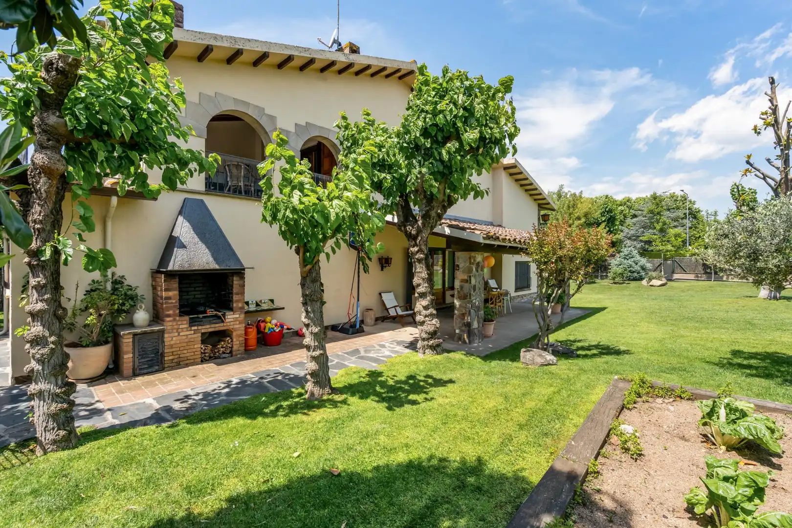 Jardí de Casa o xalet en venda en Cardedeu amb Calefacció, Jardí privat i Terrassa