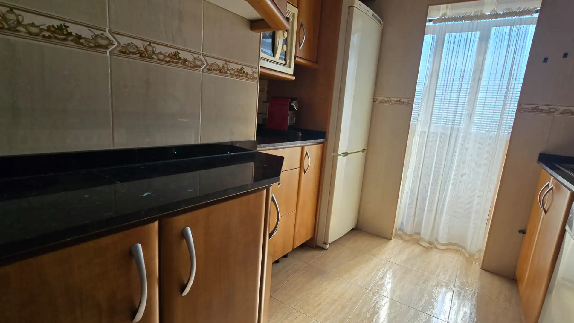 Kitchen of Flat for sale in Sant Adrià de Besòs  with Air Conditioner, Heating and Parquet flooring