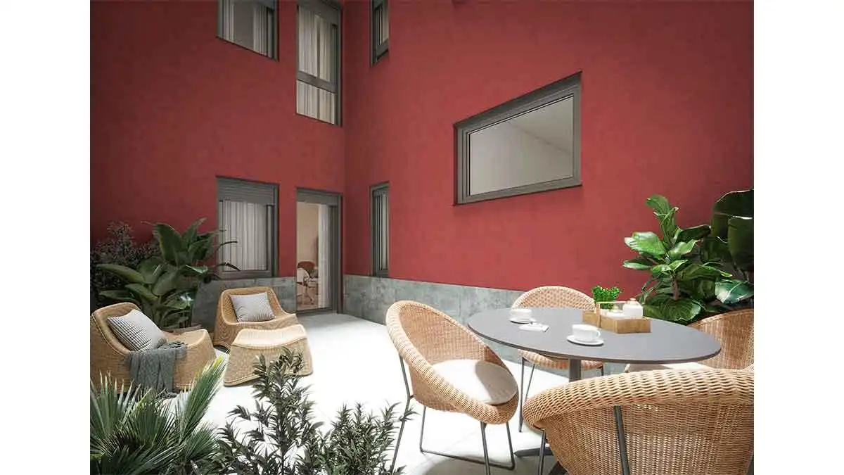 Terrasse von Wohnung zum Verkauf in Madrid mit Heizung, Schwimmbad und Möbliert