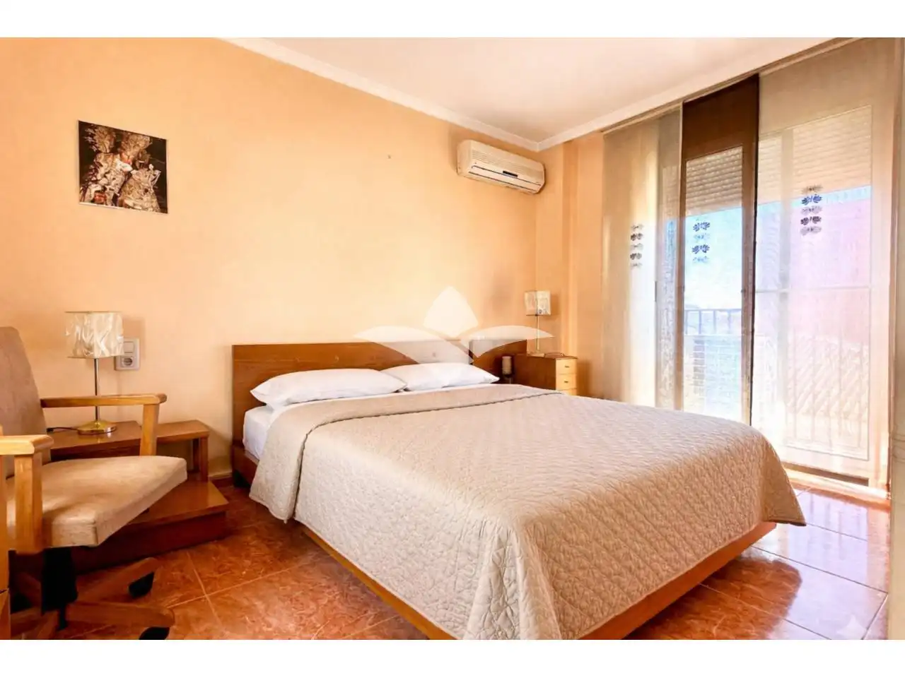 Schlafzimmer von Wohnung zum Verkauf in Albalat dels Sorells mit Möbliert und Balkon