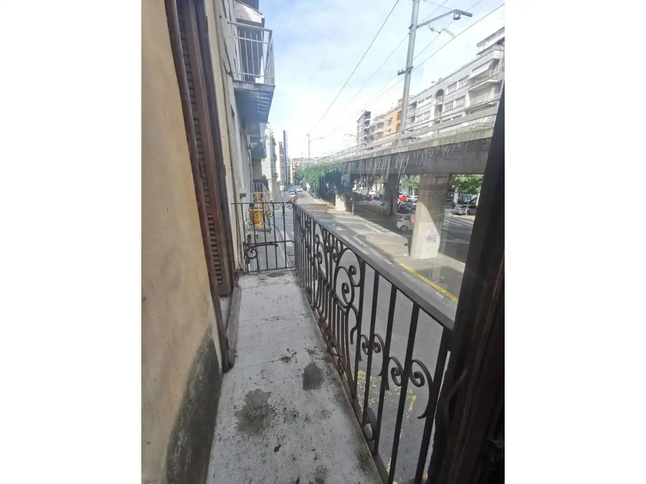 Vista exterior de Pis de lloguer en Girona amb Calefacció, Moblat i Balcó