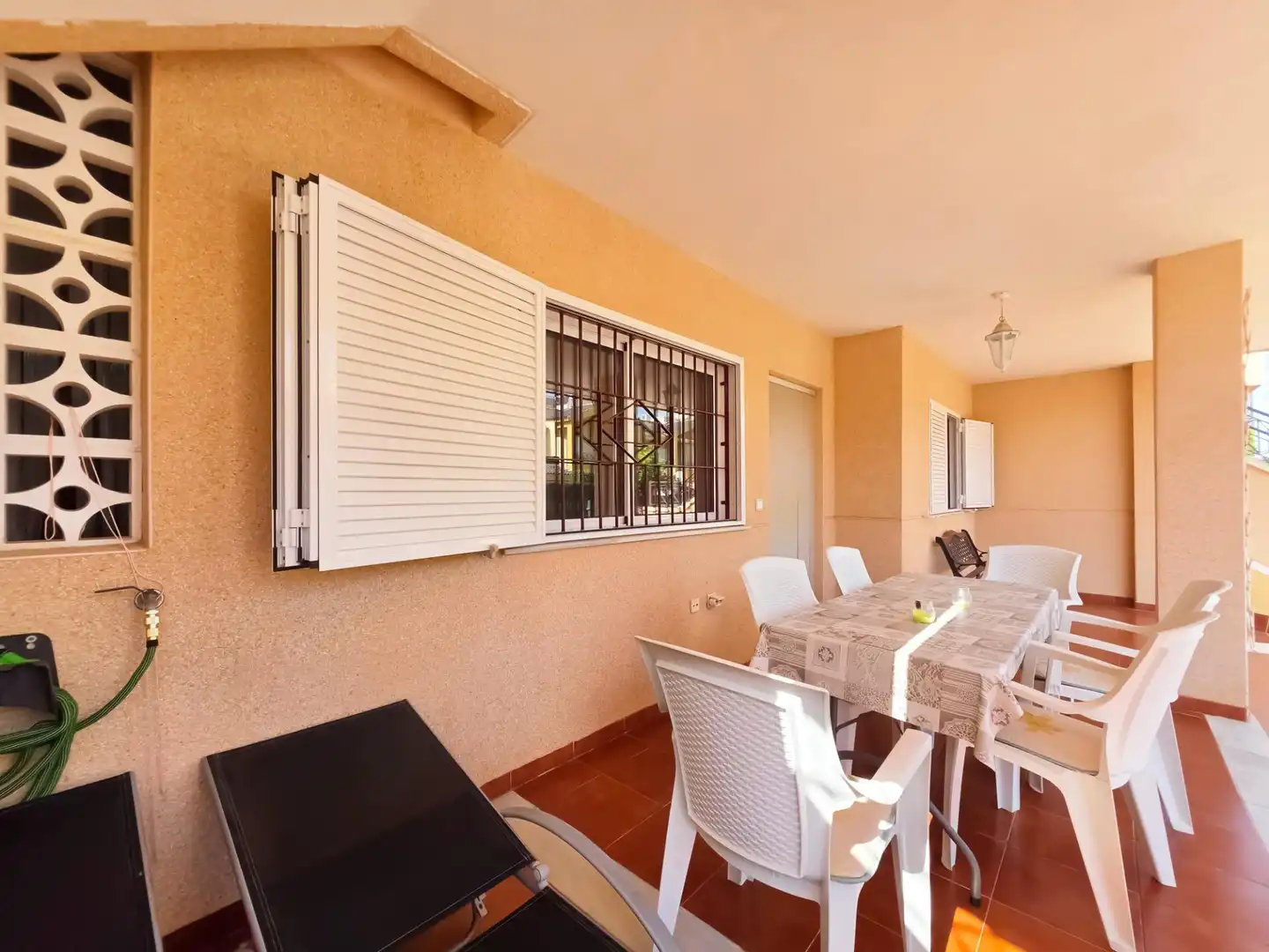 Terraza de Apartamento en venta en Santa Pola con Aire acondicionado, Amueblado y Piscina comunitaria