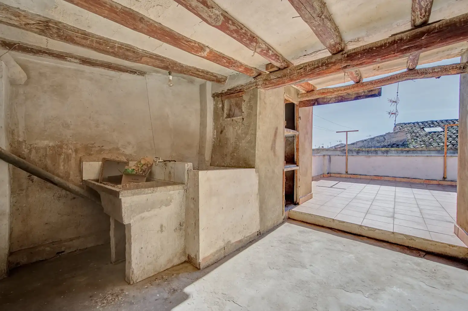 Terraza de Casa o chalet en venta en Falces con Calefacción, Parquet y Terraza