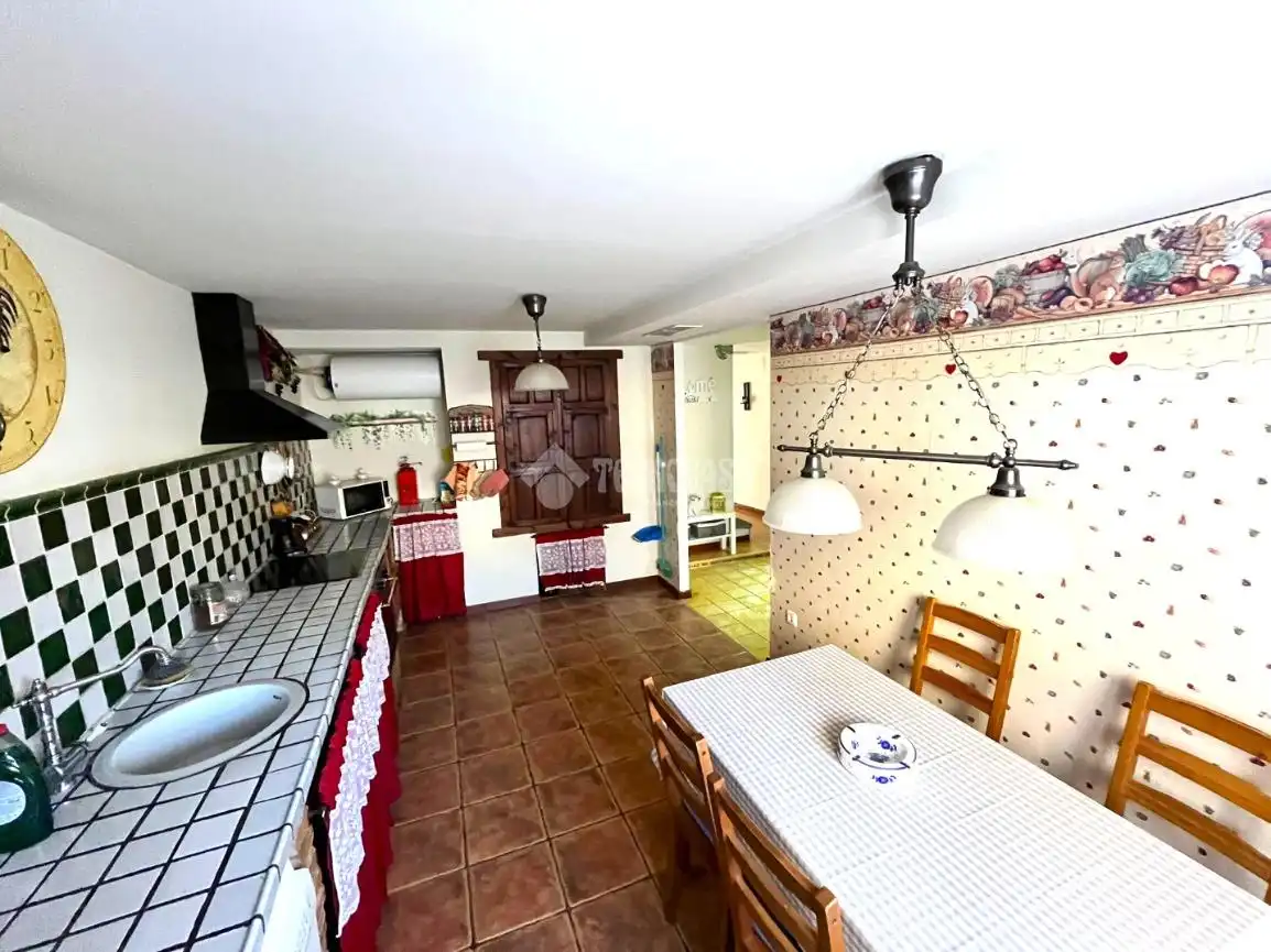 Cocina de Casa adosada en venta en Villamayor de Gállego con Aire acondicionado y Terraza