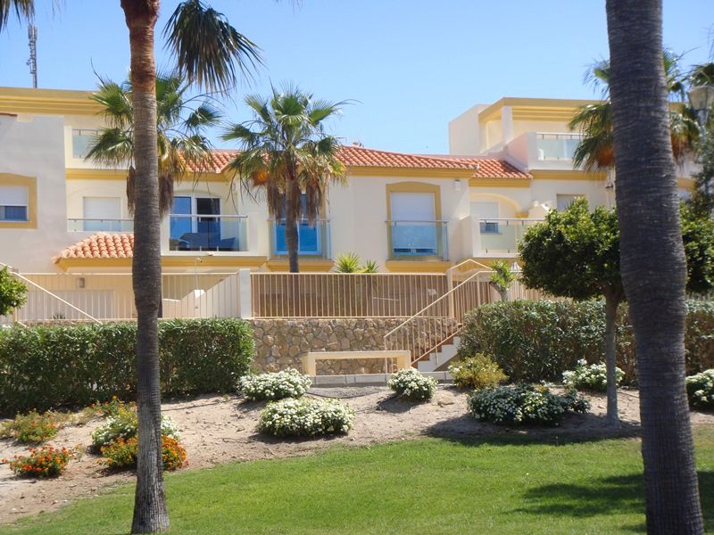 Exterior view of Single-family semi-detached for sale in El Ejido  with Air Conditioner, Private garden and Terrace