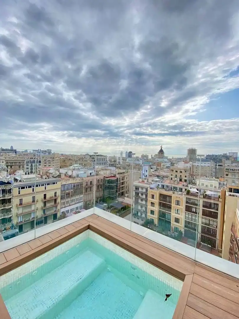 Terrassa de Àtic de lloguer en Barcelona amb Terrassa, Piscina i Moblat