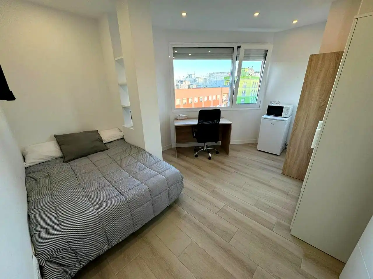 Schlafzimmer von Wohnung zur untervermieten in San Cristóbal de la Laguna mit Möbliert