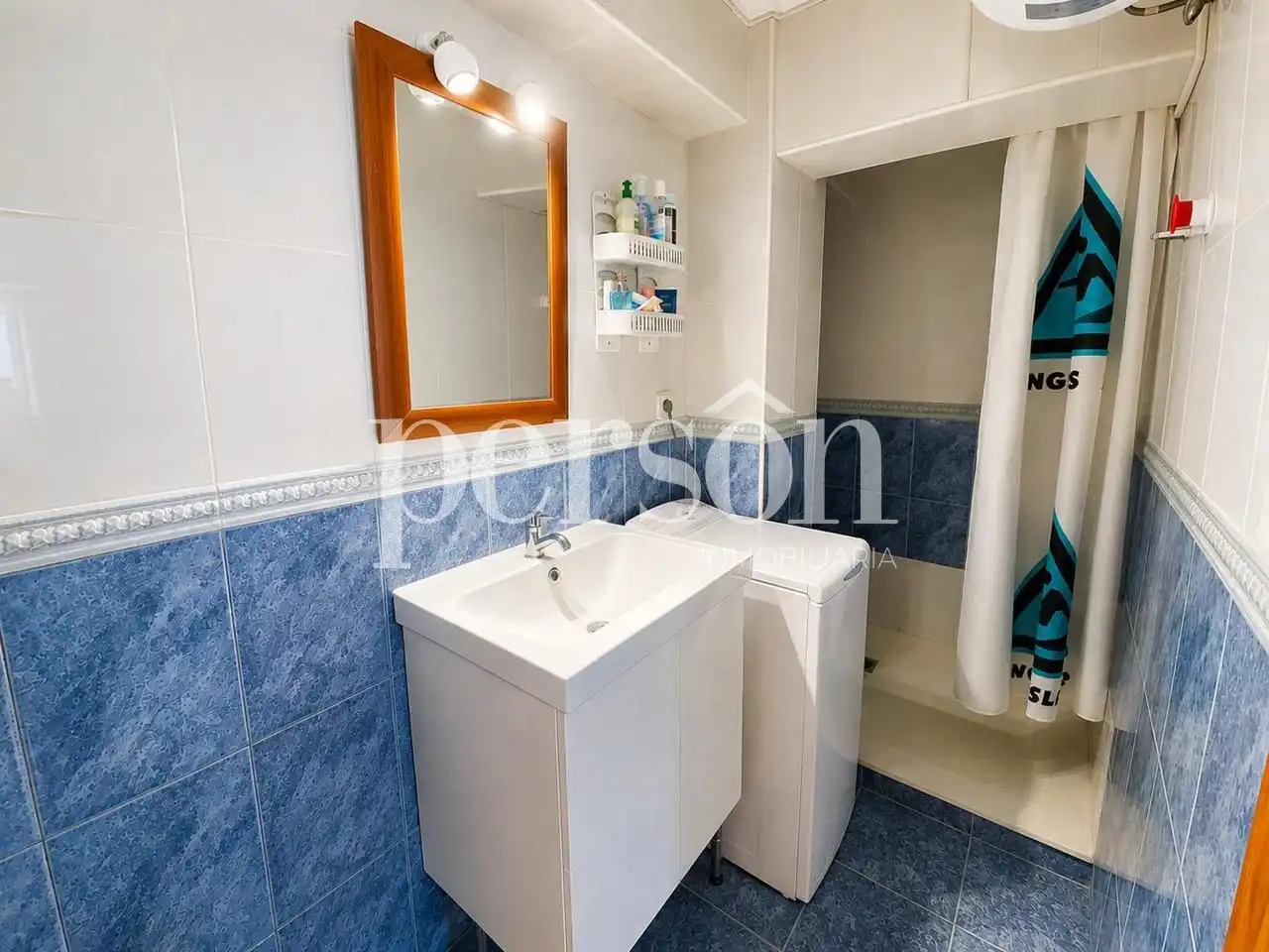 Bathroom of Flat for rent in Cullera  with Air Conditioner, Terrace and Furnished