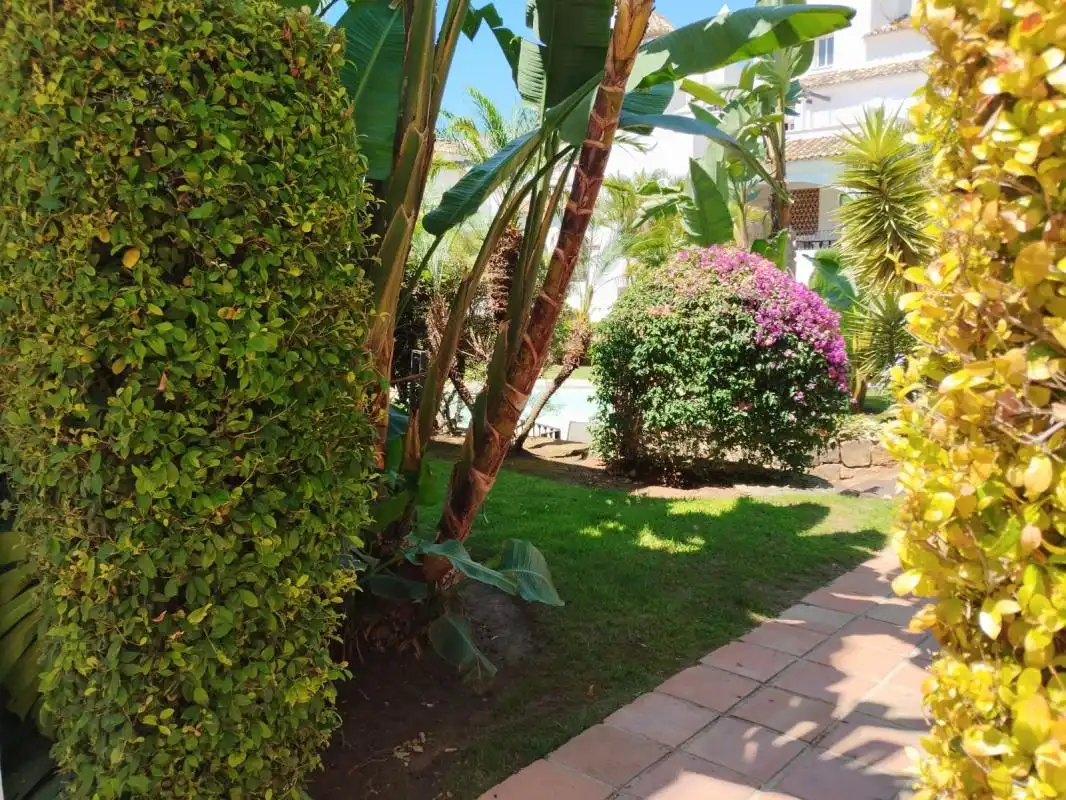 Garden of Flat for sale in Marbella  with Air Conditioner, Heating and Private garden
