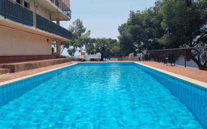 Swimming pool of Flat for sale in Sitges  with Heating, Parquet flooring and Storage room