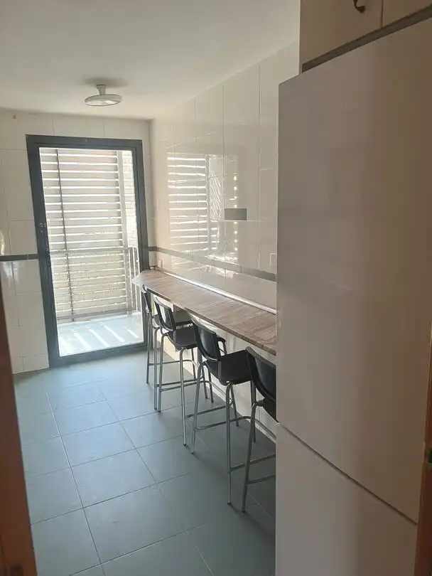 Kitchen of Flat for rent in Madrid  with Air Conditioner, Heating and Private garden