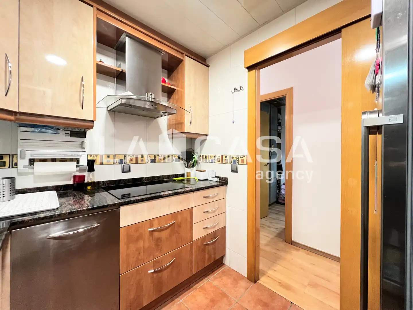 Kitchen of Flat for sale in Badalona  with Balcony