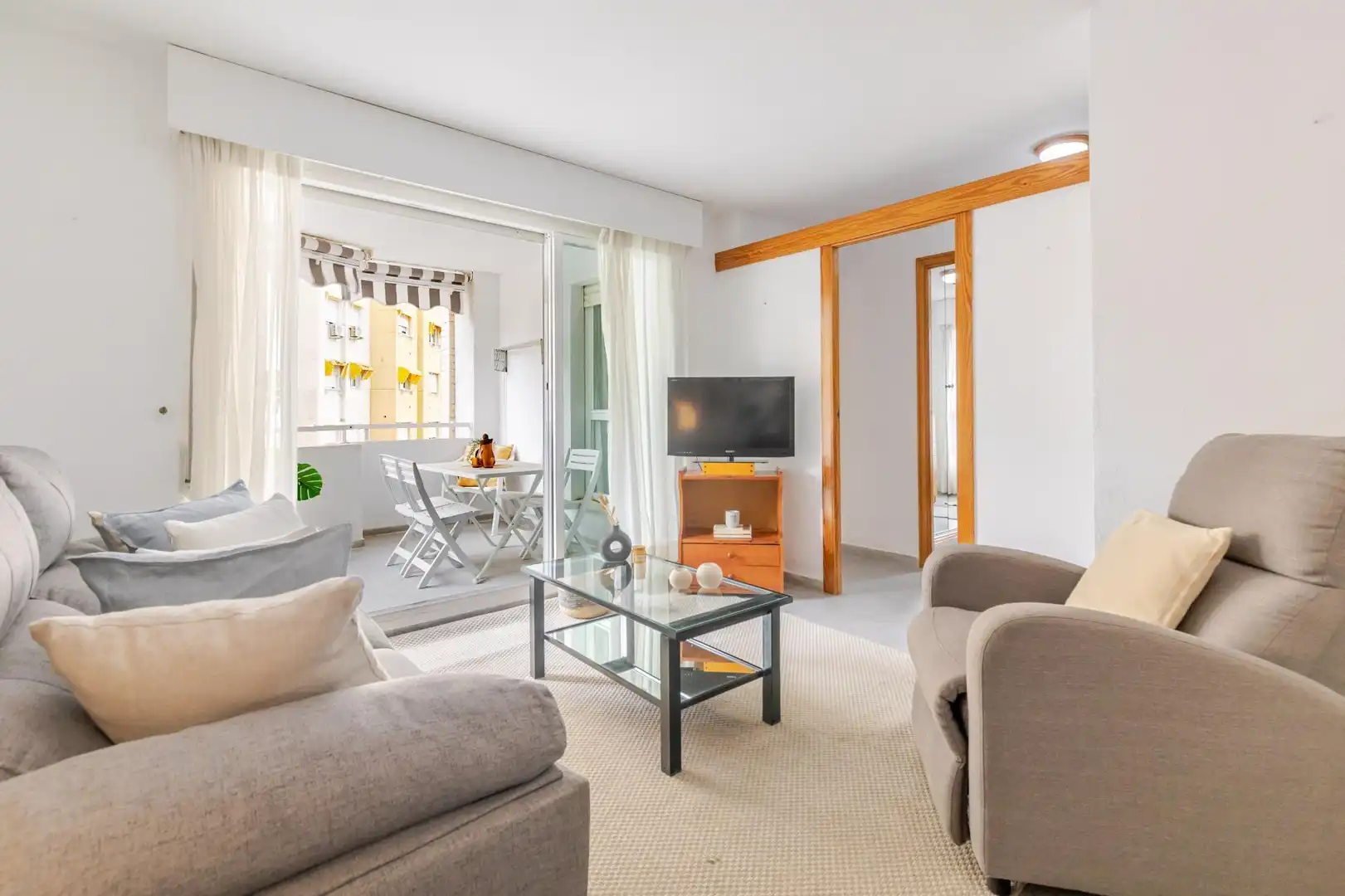 Living room of Flat for sale in Gandia  with Air Conditioner, Heating and Terrace