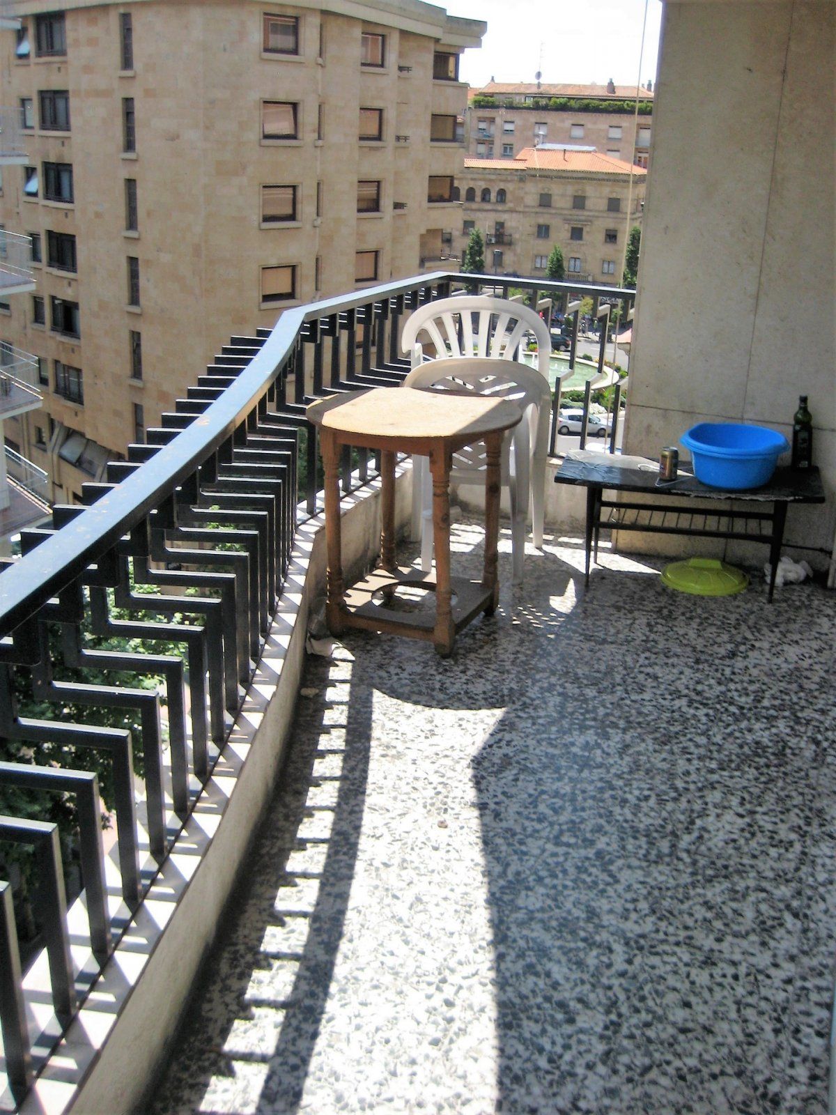 Terraza de Piso de alquiler en Salamanca Capital con Parquet, Terraza y Amueblado