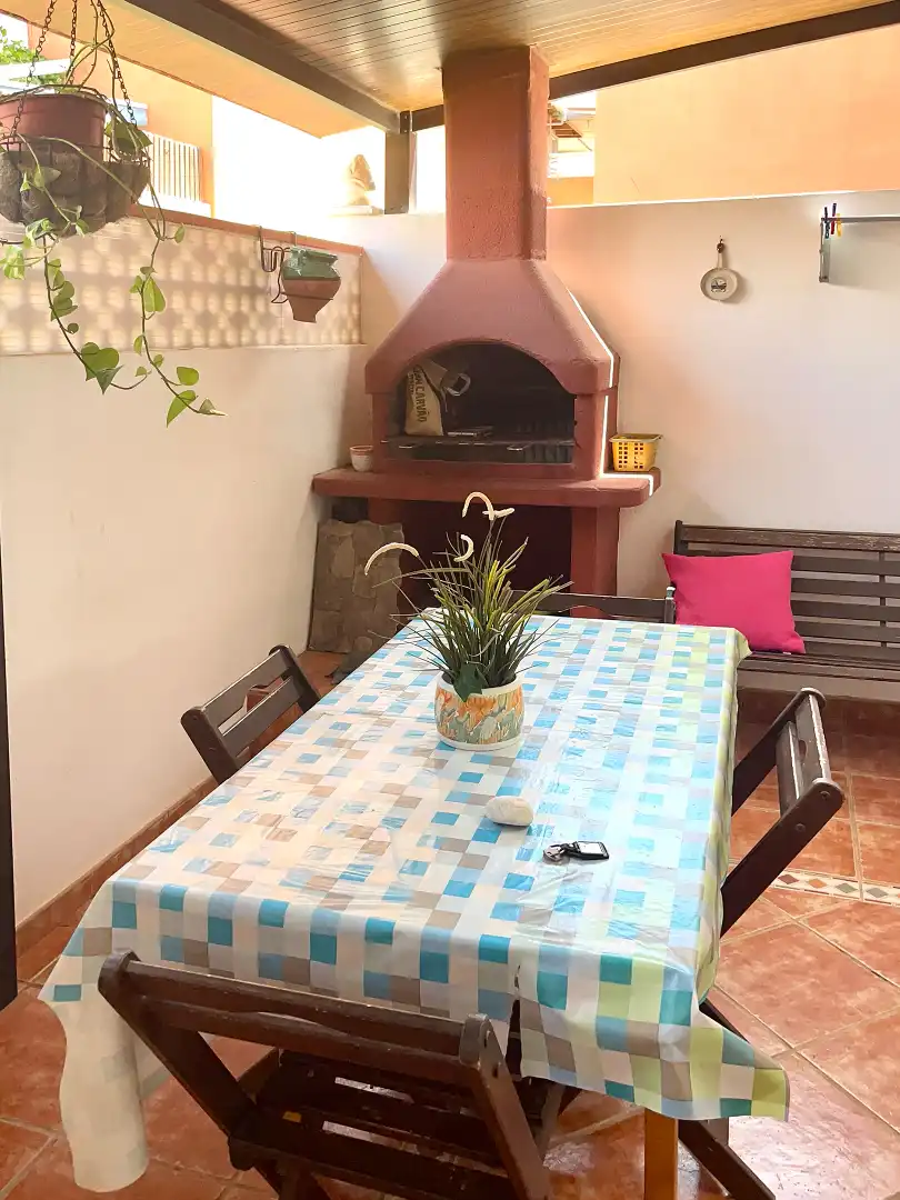 Menjador de Casa adosada en venda en Granadilla de Abona amb Aire condicionat, Moblat i Piscina comunitària