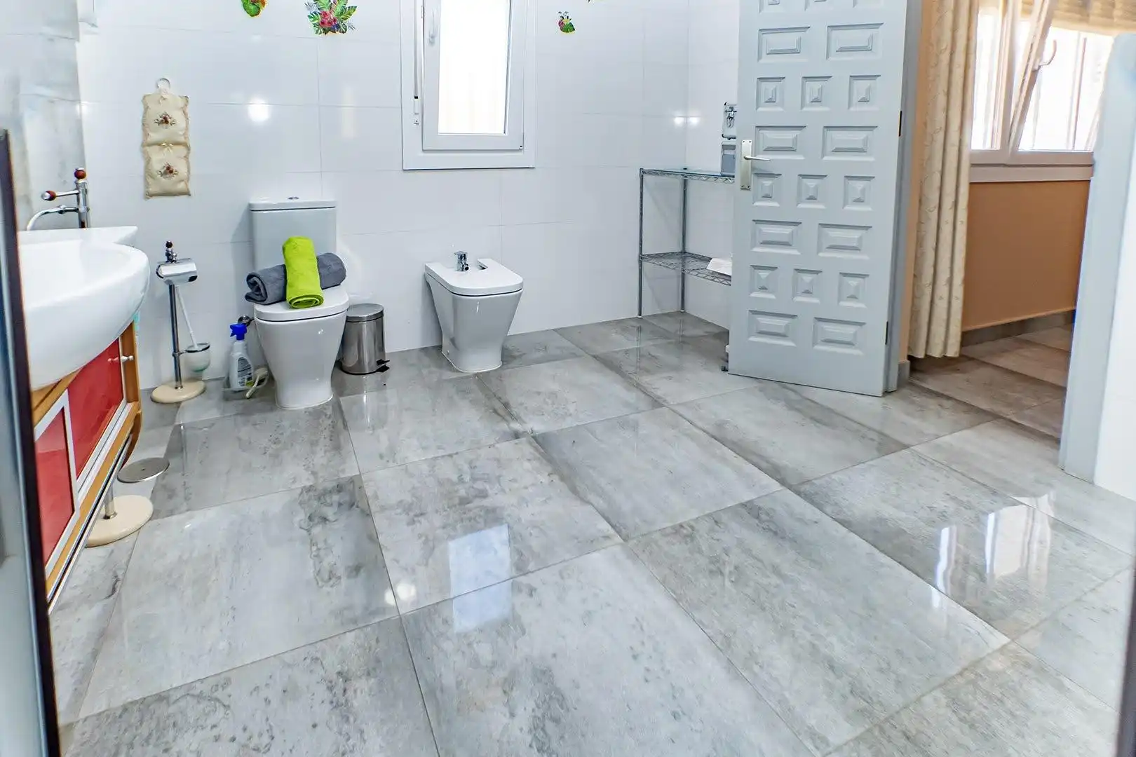 Baño de Casa o chalet en venta en Roquetas de Mar con Aire acondicionado, Calefacción y Jardín privado