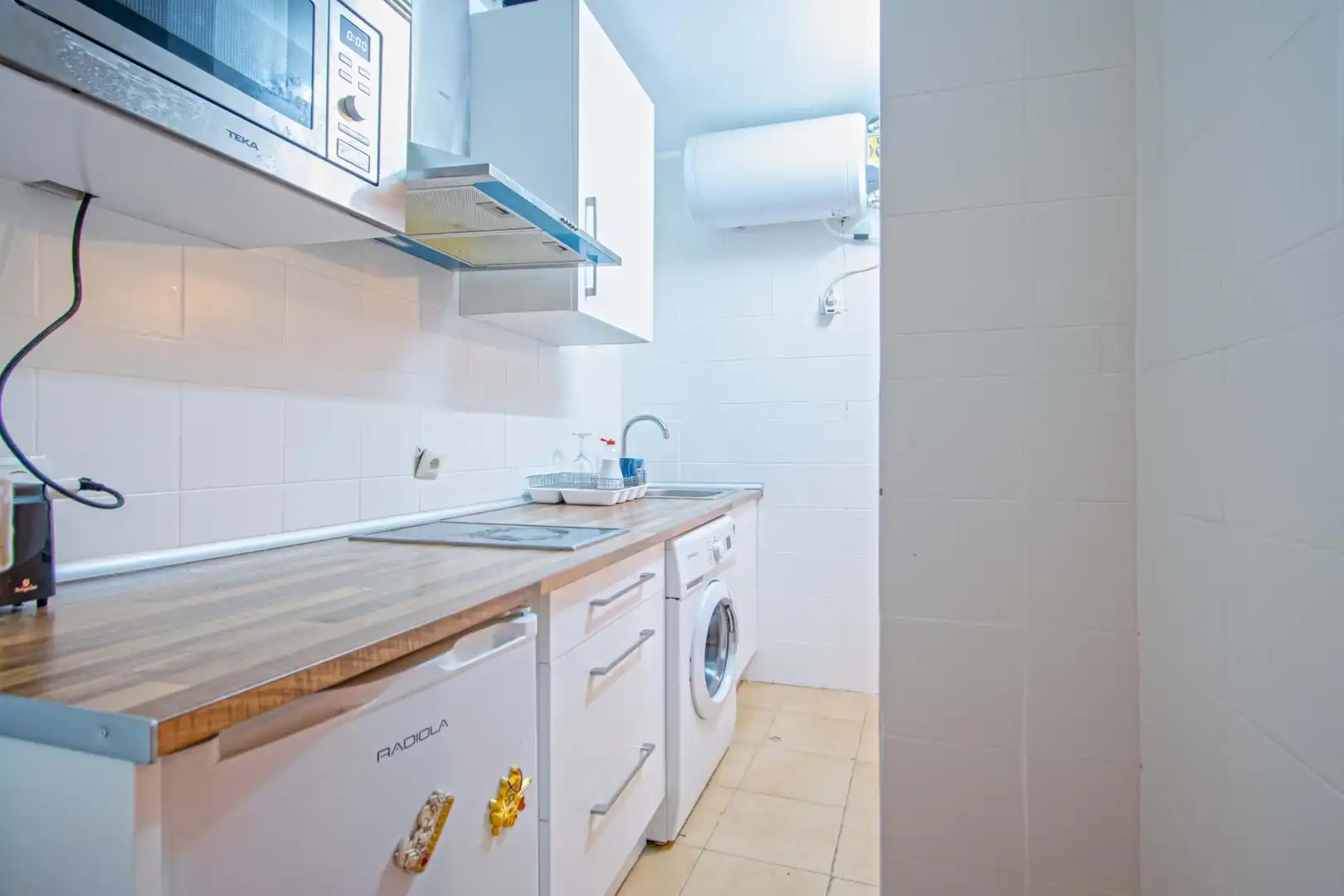 Cocina de Apartamento de alquiler en Sevilla con Aire acondicionado y Amueblado
